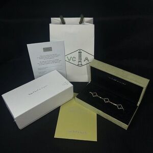 Van Cleef & Arpels Gold Alhambra 18k Black Onyx Bracelet